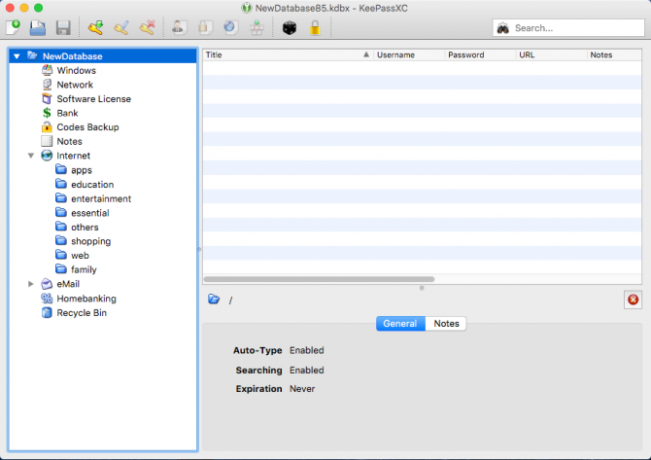 Keepassxc upravitelj gesel za Mac