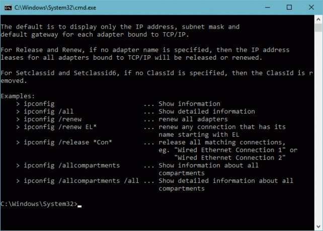 Bistveni ukazi sistema Windows CMD, ki jih morate poznati ipconfig 1