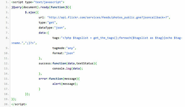 Vadnica za jQuery (5. del): AJAX Them All! ajax koda