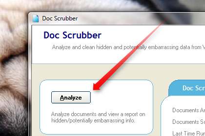 Kako očistiti metapodatke iz Wordovih dokumentov [Windows] docscrubber analizirati