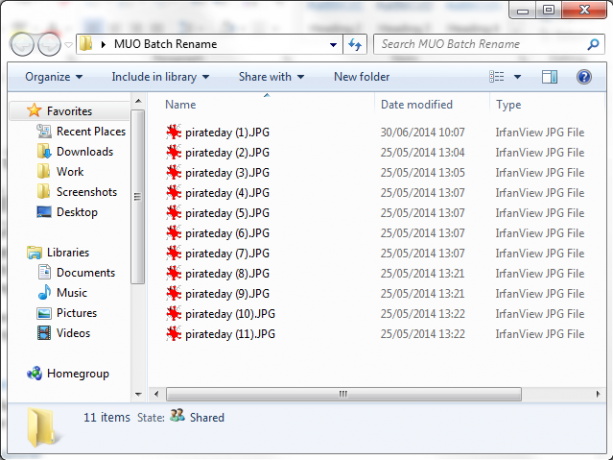 Zaključeno je batch Windows Preimenovanje File Explorer