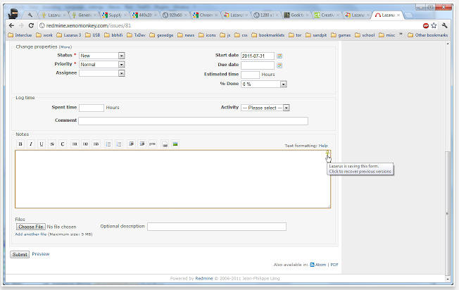 chromebook lazarus form recovery