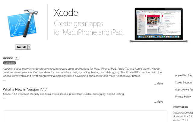 xcode-trgovina