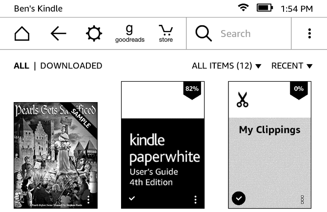 Kako nastaviti in uporabljati knjižnico Paperwhite 12 Kindle Paperwhite 12