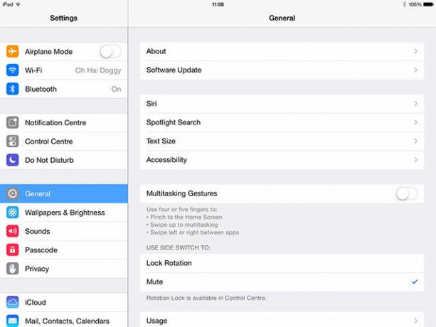 Morda bi radi spremenili te pesky Privzete nastavitve iOS 7