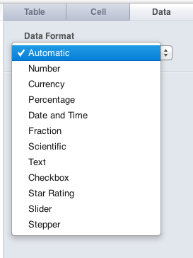 IWork za iCloud Numbers