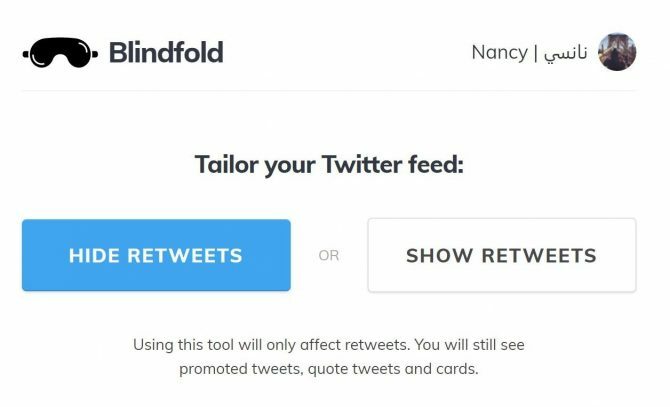 Kako izključiti povratnike, da se ne pokažejo v svojem Twitter Feedu Skrij retweets e1523551218424