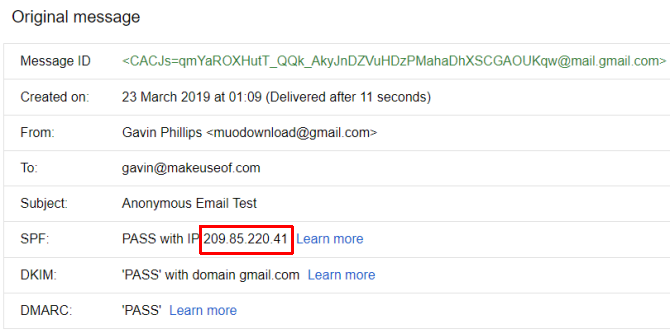 gmail sled ip naslov