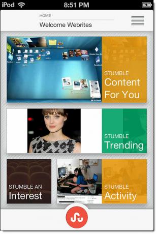 stumbleupon ios app