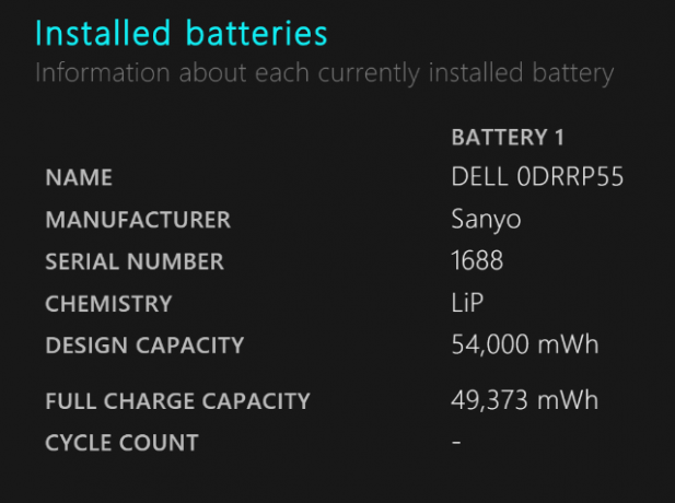 Poročilo o bateriji