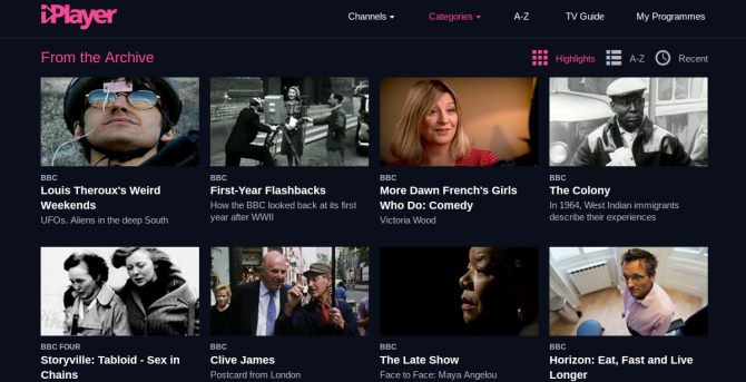 BBC iPlayer doda stare oddaje iz arhiva s posnetka zaslona arhiva