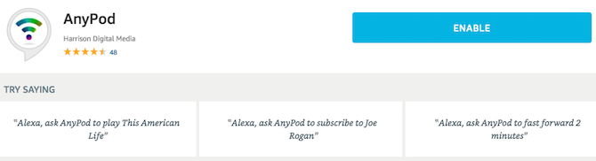 Poslušanje podcastov na Amazon Echo je z eno veščino AnyPod še lažje