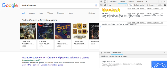 pustolovska tekstovna tekma google