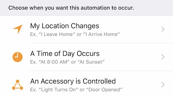 Primeri avtomatizacije Apple HomeKit