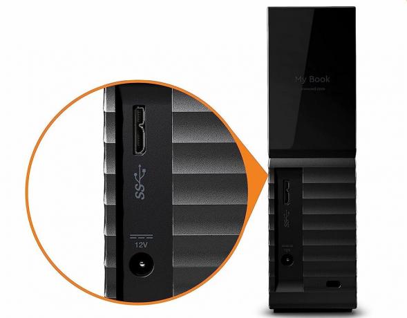 Super hitra vrata USB 3.2 Gen 1 za WD 22TB My Book