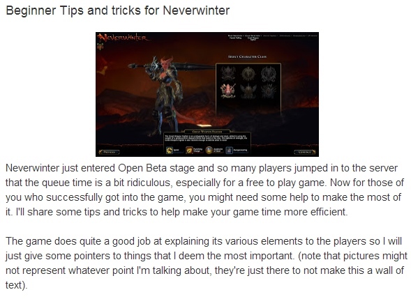 neverwinter spletni strani