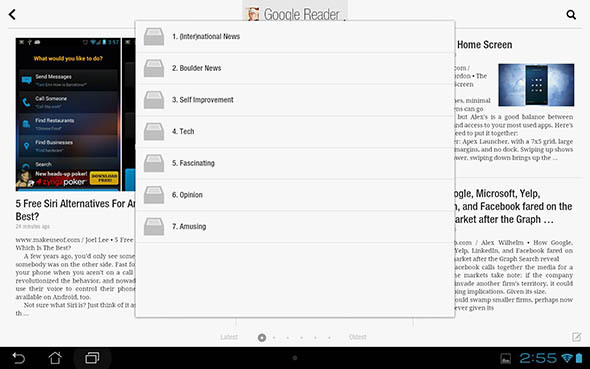 flipboard za android tablico