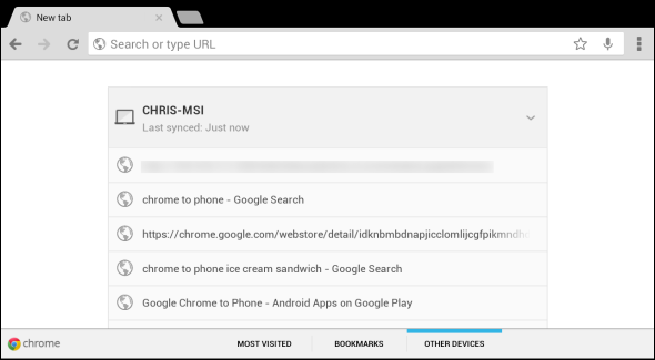 chrome na telefon