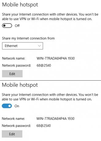 Windows 10 Mobile Hotspot On Off (Preklopljeno)