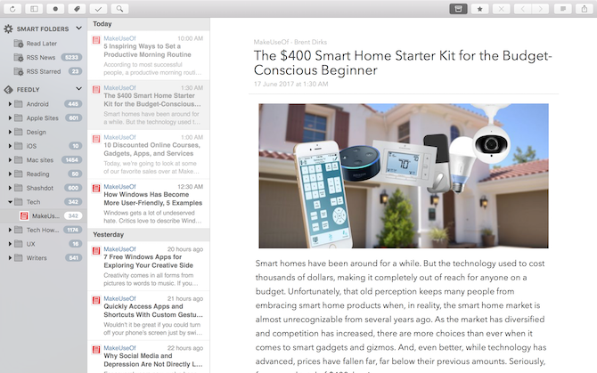 ReadKit za bralnike RSS za Mac