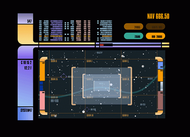 Sistem 47 je ohranjevalnik zaslona Star Trek
