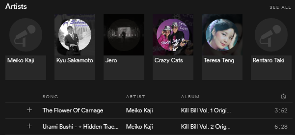 Enka žanr na Spotifyju