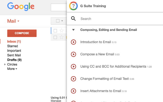 Naučite se Gmail, Google Aplikacij in Osnove Android S petimi lekcijami za začetnike se naučite google gsuite training Chrome