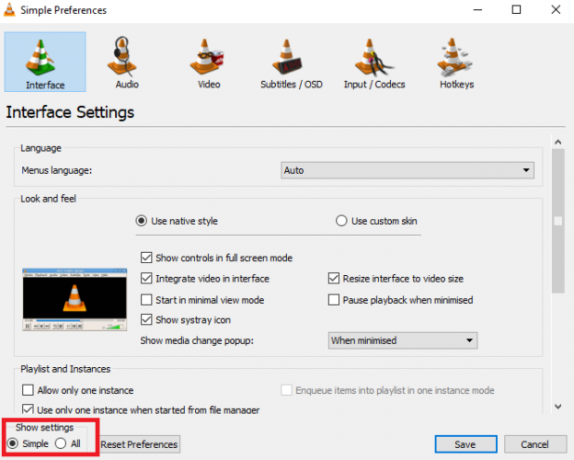 Kako vrteti video datoteke v nastavitvah Mac in PC vlc vseh 624x500