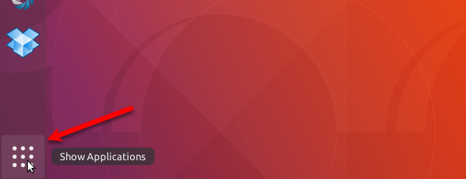 Prikaži aplikacije v Ubuntu 17.10