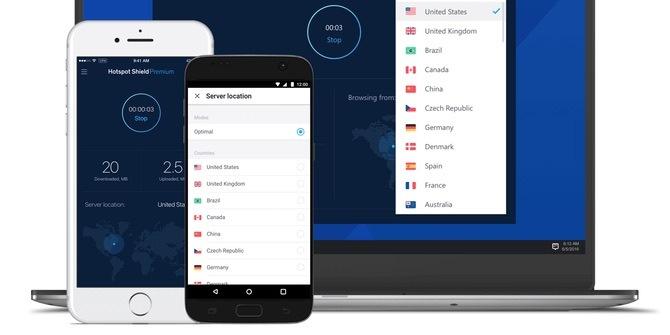 Hotspot Shield na različnih napravah