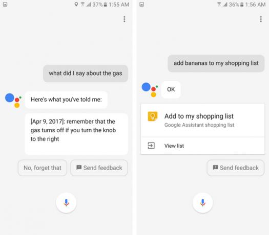 google pomočnik opomnikov seznam nakupov