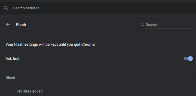 Chrome omogoči Flash