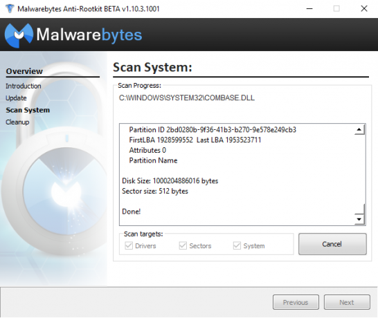 Brezplačna varnostna orodja - Malwarebytes Anti Rootkit