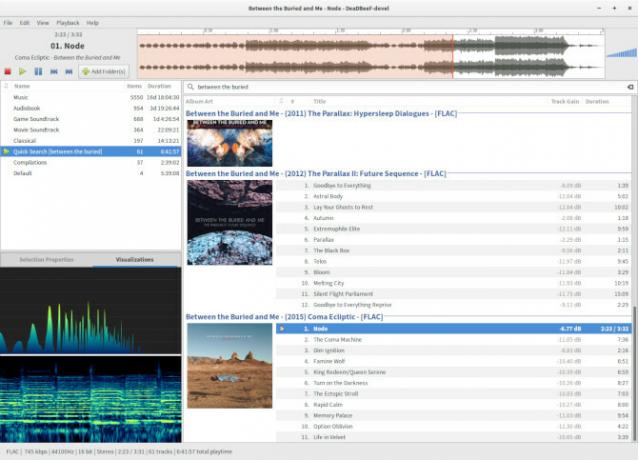 Možnosti iTunes: 5 najboljših brezplačnih predvajalnikov glasbe za glasbeni predvajalnik macOS mac deadbeef