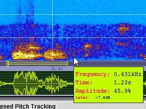 Sonogram Vidni glas - Zmogljiva programska oprema za glasovni spektrogram sono6