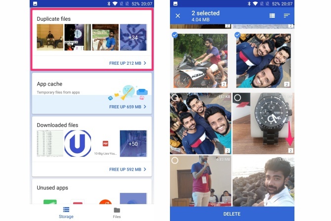 značilnosti google datotek go app