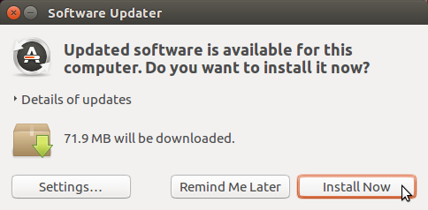 Namestite posodobitve s programom za posodobitev programske opreme v Ubuntu 16.04