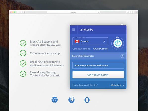 Kako zaščititi svojo internetno zasebnost z Windscribe VPN windcribe 1
