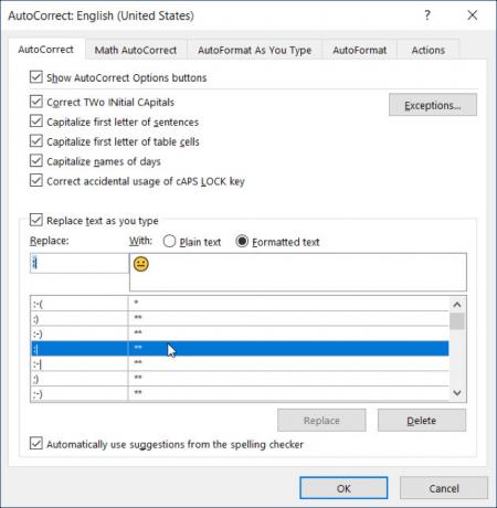 AutoCorrect Windows