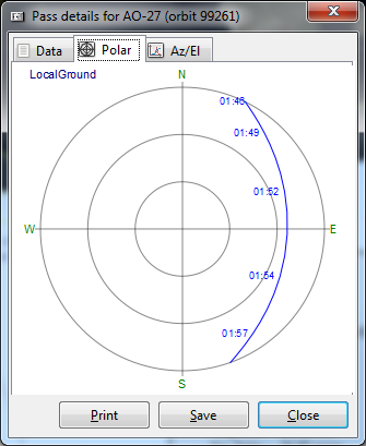 Sledite in napovedujte pot satelitov v živo z uporabo Gpredict [Windows] gpredict10