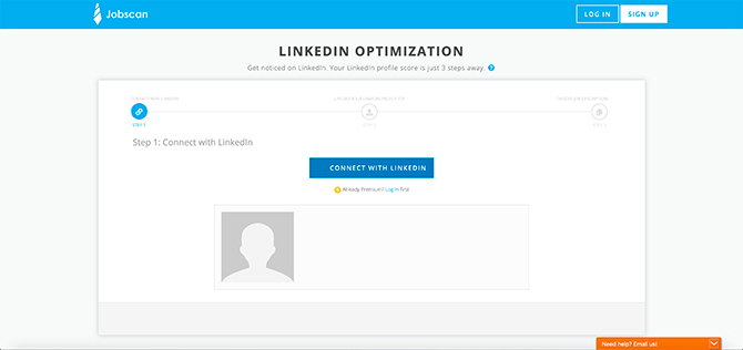 Jobscan Premium račun Optimizacija LinkedIn