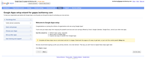 Vodnik za Google Apps: Brezplačna e-pošta in več na vašem spletnem mestu ggle page15image7440 filtrirano