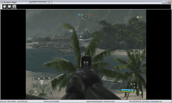 StreamMyGame Client igra Crysis