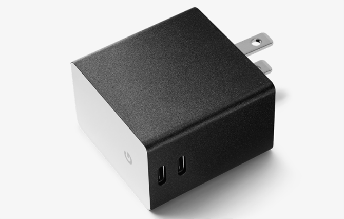 Googlov polnilnik USB-C z dvojnimi vrati