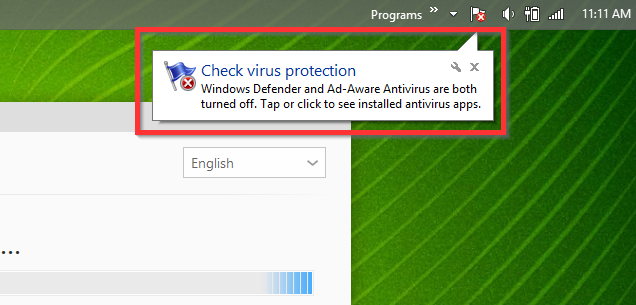 8 Varnostna namestitev Ad-Aware Pro - Balon za zaščito pred virusi Windows