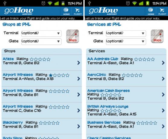 GoHow Airport: odlična brezplačna aplikacija za pogoste leteče [Android & iPhone] android gohow airport 2