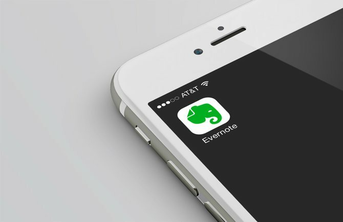 Kako napisati e-knjigo: Ikona Evernote