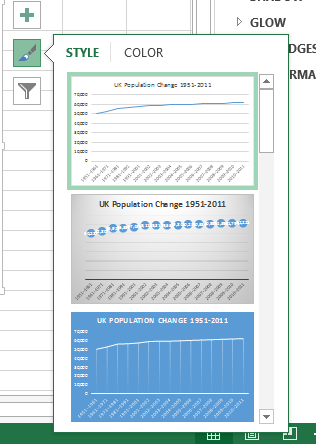 Excel prednastavljeni slogi