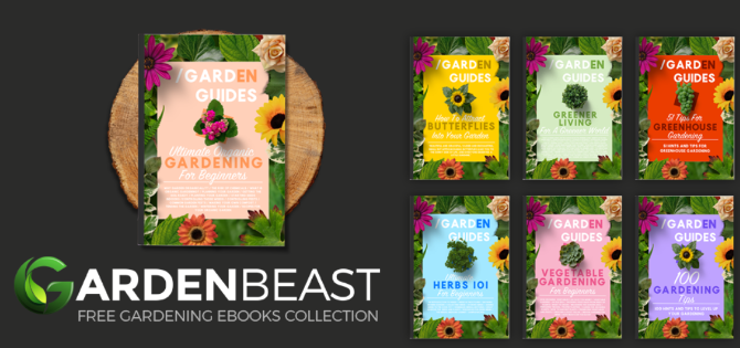 GardenBeast ponuja sedem brezplačnih e-knjig o vrtnarjenju, spoprijemanju z različnimi temami in izmenjavi nasvetov in trikov