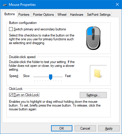 kako prilagoditi miško v operacijskem sistemu Windows 10